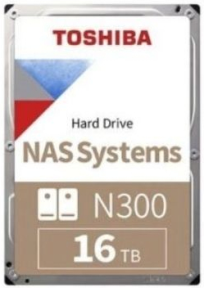 Toshiba N300 HDWG31GUZSVA 16TB 7200RPM 512MB 3.5″ SATA3 Nas Harddisk