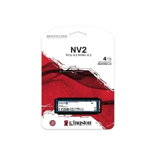 Kingston NV2 SNV2S/4000G 4TB 3500/2800MB/s PCIe 4.0 NVMe M.2 SSD Disk