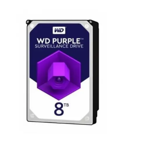 WD Purple WD85PURZ 8TB 3.5″ 5640RPM 256MB SATA 6GB/s 7x24 Güvenlik Diski