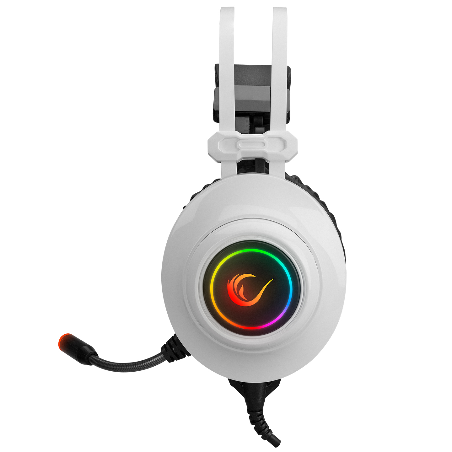 Rampage RM-K1 PULSAR Beyaz 7.1 Surround RGB Işık Efektli Gaming (Oyuncu) Kulaklık
