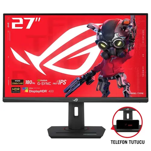 ASUS ROG Strix XG27ACS 27″ 180Hz 1ms QHD Adaptive Sync Fast IPS Gaming (Oyuncu)  Monitör