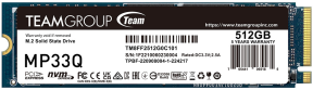 Team MP33Q 512GB 2750/1350MB/s NVMe PCIe M.2 SSD Disk (TM8FF2512G0C101)