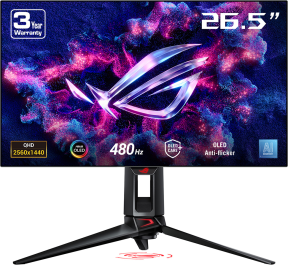 ASUS ROG Swift PG27AQDP 26.5″ 480Hz 0.03ms GTG OLED Monitör Gaming (Oyuncu) Monitör