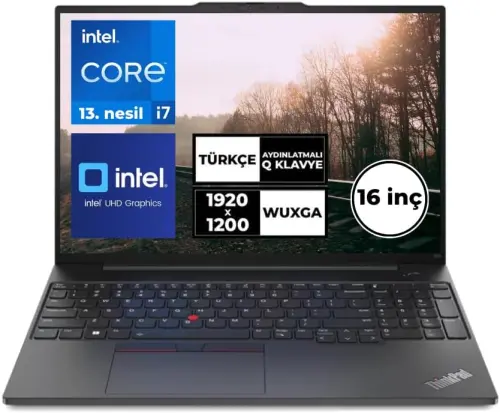 Lenovo ThinkPad E16 21JN0007TX i7-1355U 16GB 512GB SSD 16″ Wuxga FreeDos Notebook