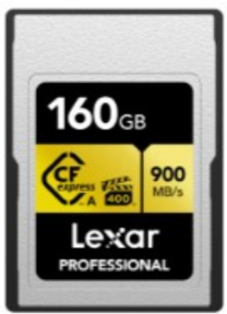 Lexar 160GB LCAGOLD160G-RNENG CF-EXP Professioanl 900/800MB/s SD Hafıza Kartı