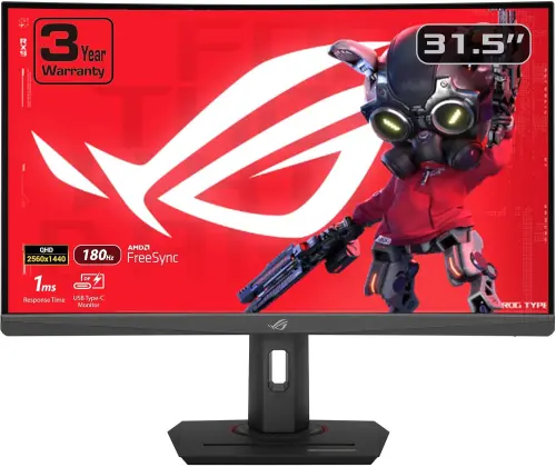 ASUS Rog Strix XG32WCS 32″ 180Hz 1ms WQHD Fast VA FreeSync Gaming (Oyuncu)  Monitör