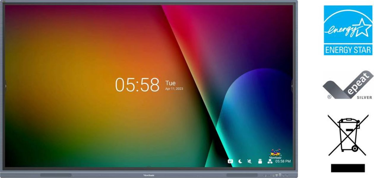 ViewSonic IFP7533-G 75″ 4K İnteraktif Dokunmatik Ekran