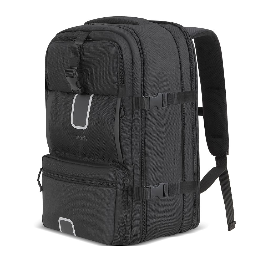 MACK MCE-1205 17.3″ EXPLOR 34L Eco Siyah Seyahat Sırt Çantası