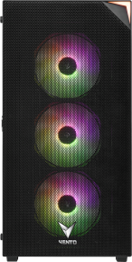 VENTO FSP VG4200S 650W 80+ GEN5 4x120mm RGB Fan Temperli Cam USB 3.0 Mesh E-ATX Gaming (Oyuncu) Kasa