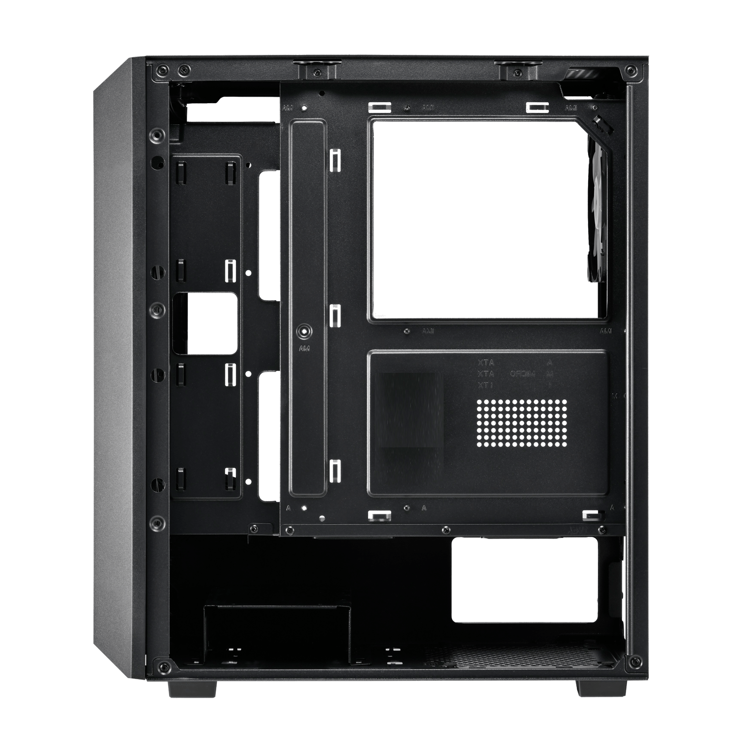 VENTO FSP VG4200S 650W 80+ GEN5 4x120mm RGB Fan Temperli Cam USB 3.0 Mesh E-ATX Gaming (Oyuncu) Kasa