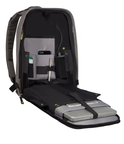 SAMSONITE KA6-08-001 15.6″ Securipak Notebook Sırt Çantası Gri