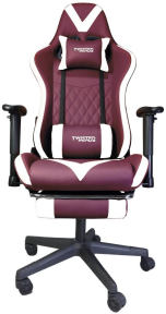 Twisted Minds Comfort Bordo/Beyaz Oyuncu Koltuğu 