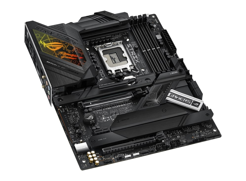 ASUS ROG Strix Z790-H Gaming WIFI Intel Z790 Soket 1700 DDR5 7800(OC)MHz ATX Gaming Anakart