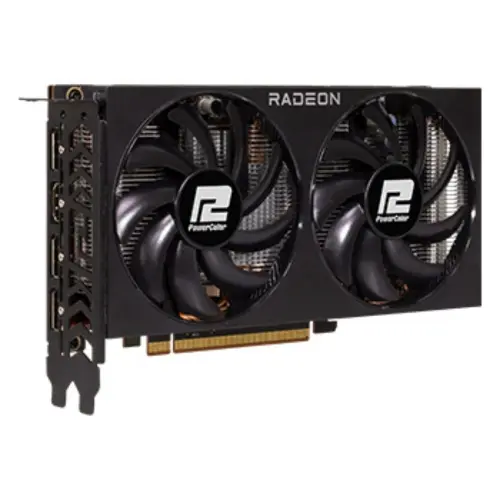 POWERCOLOR FIGHTER RX 7600 8G-F 8GB GDDR6 128Bit DX12 Gaming (Oyuncu) Ekran Kartı
