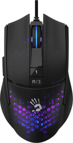 Bloody L65 Max Honeycomb 12.000 CPI 7 Tuş Optik RGB Siyah Kablolu Gaming (Oyuncu) Mouse