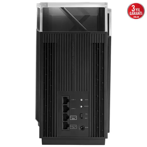 ASUS ZenWiFi Pro XT12 WIFI 6 AiProtection Pro Siyah Ağ Dağıtım Mesh Sistemi (2`li)