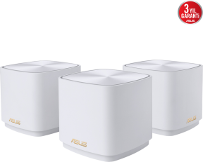 ASUS ZenWiFi XD5 Dual Band Wi-Fi 6 Mesh Sistemi (Beyaz Üçlü Paket)
