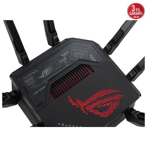 ASUS ROG Rapture GT-BE98 Dört Bantlı Wifi 7 Gaming Router