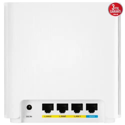 ASUS ZenWiFi XD6 Dual Band Wi-Fi 6 Mesh Sistemi (Beyaz İkili Paket)