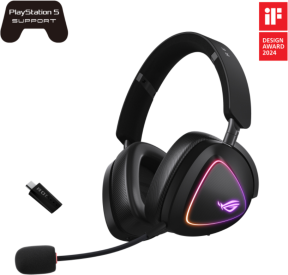 ASUS ROG Delta II Wireless 2.4GHz/Bluetooth Kablosuz Siyah Gaming (Oyuncu) Kulaklık