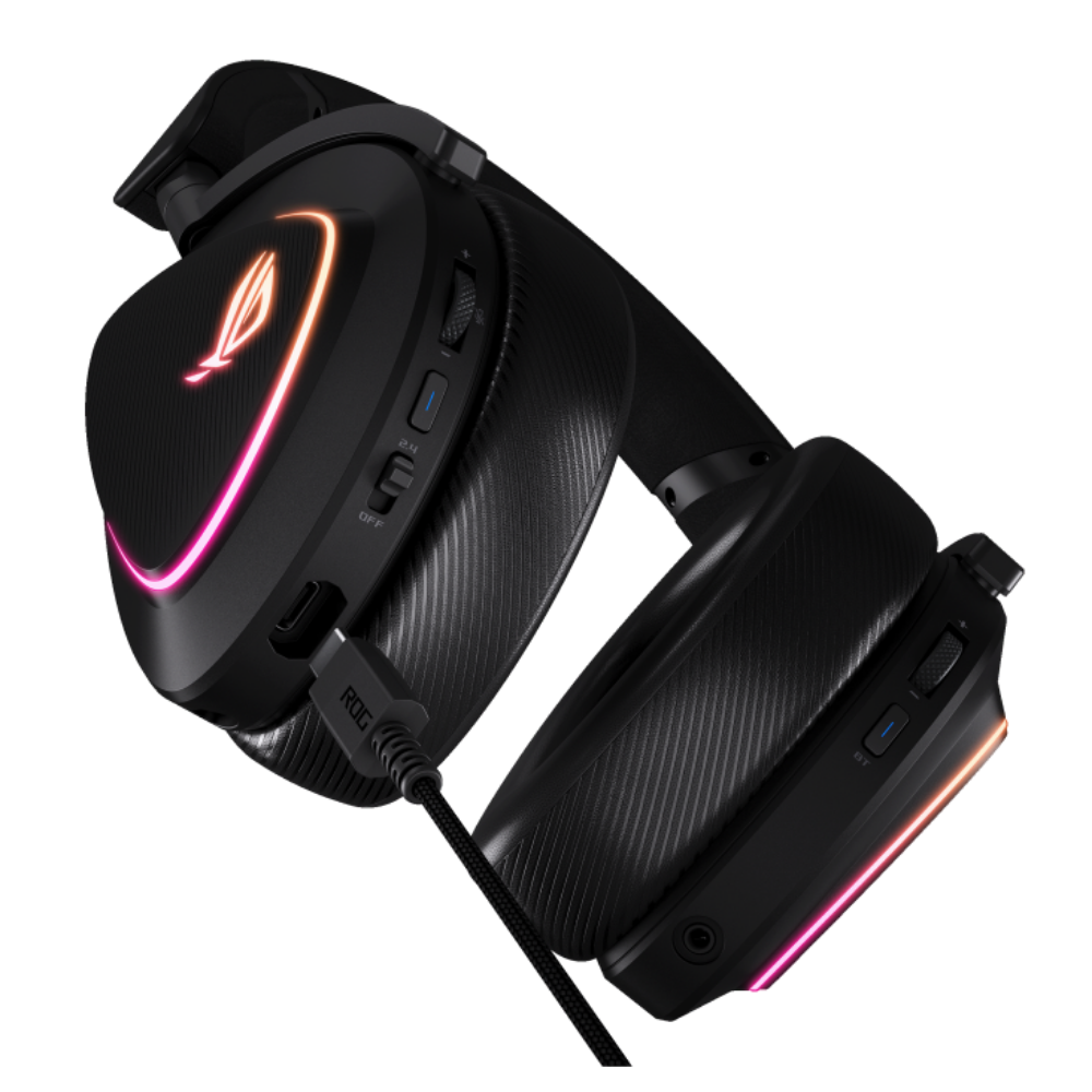 ASUS ROG Delta II Wireless 2.4GHz/Bluetooth Kablosuz Siyah Gaming (Oyuncu) Kulaklık