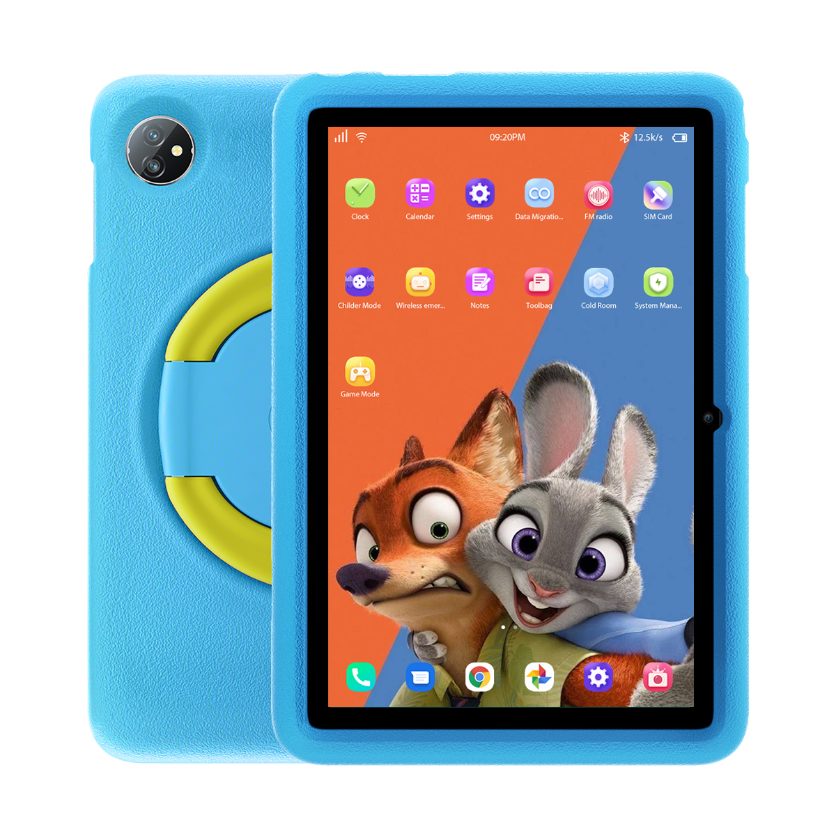 Blackview Tab8KIDS Tablet 10.1″/7 GB(4GB+3GB)/128 GB/13 MP/Android12+Kılıf Dahil (Mavi)