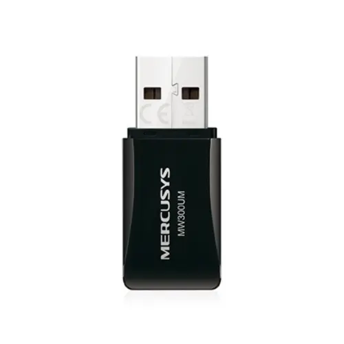 TP-Link Mercusys MW300UM 300Mbps Kablosuz USB Adaptör