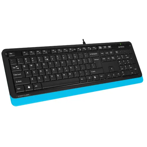 A4 Tech FK10 TR Q USB Mavi Multimedya Kablolu Klavye