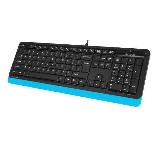 A4 Tech FK10 TR Q USB Mavi Multimedya Kablolu Klavye