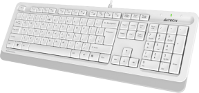 A4 Tech FK10 TR Q USB Beyaz Multimedya Kablolu Klavye