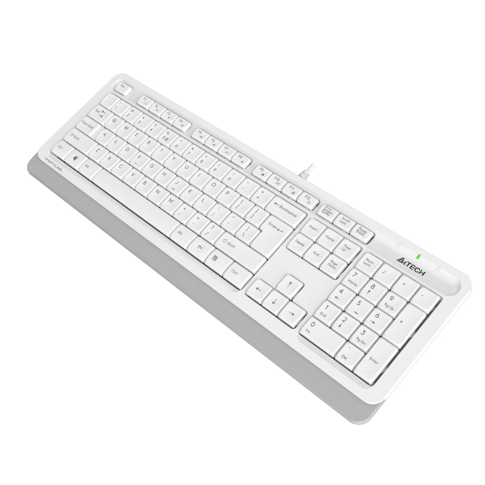 A4 Tech FK10 TR Q USB Beyaz Multimedya Kablolu Klavye