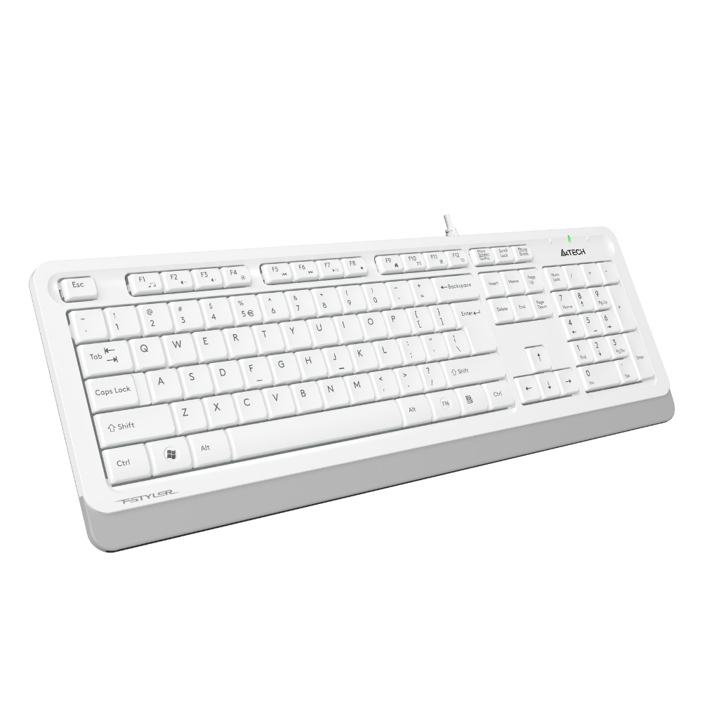 A4 Tech FK10 TR Q USB Beyaz Multimedya Kablolu Klavye