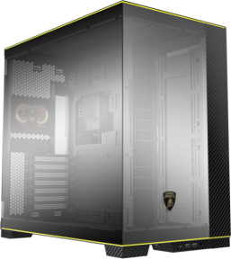 Lian Li O11D Dynamic Evo RGB Automobili Lamborghini LCD Siyah Gaming Kasa (G99.O11DERGBL.00)