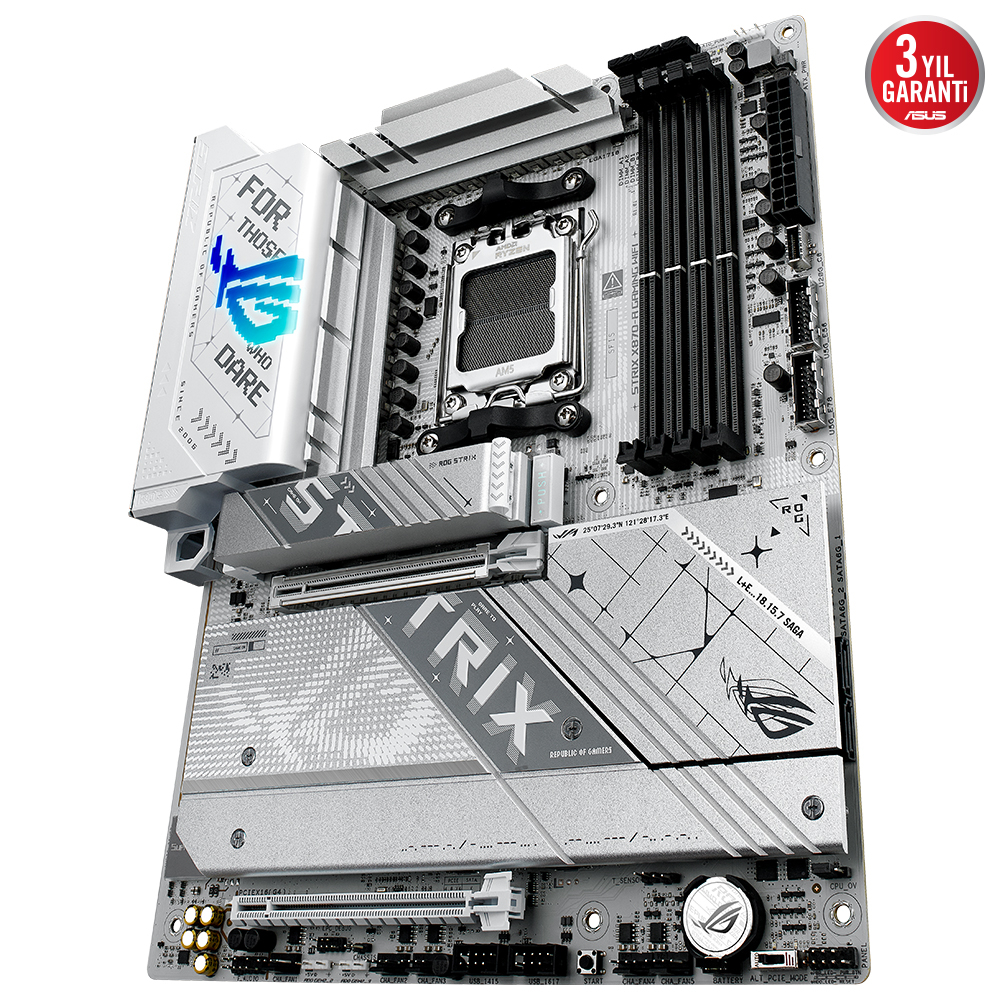 ASUS ROG STRIX X870-A GAMING WIFI AMD X870 Soket AM5 DDR5 8000+(OC)MHz ATX Gaming (Oyuncu) Anakart