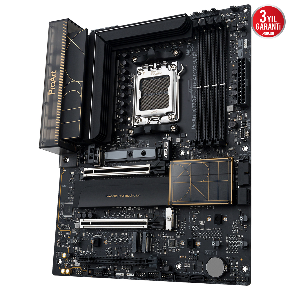 ASUS PROART X870E-CREATOR WIFI AMD X870E Soket AM5 DDR5 8000+(OC)MHz ATX Gaming (Oyuncu) Anakart