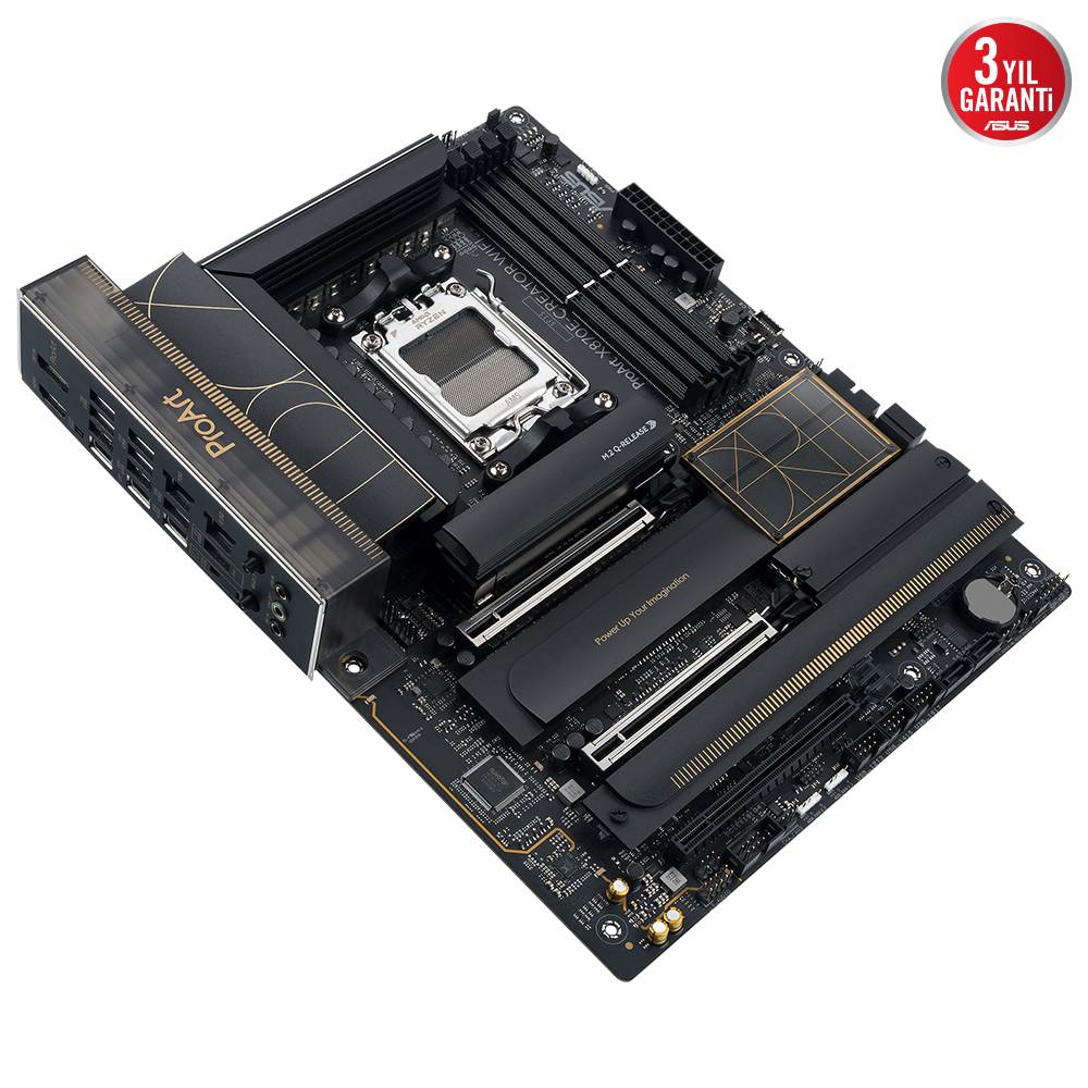 ASUS PROART X870E-CREATOR WIFI AMD X870E Soket AM5 DDR5 8000+(OC)MHz ATX Gaming (Oyuncu) Anakart