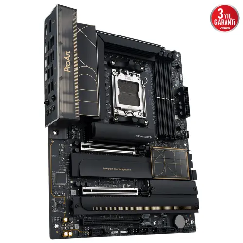 ASUS PROART X870E-CREATOR WIFI AMD X870E Soket AM5 DDR5 8000+(OC)MHz ATX Gaming (Oyuncu) Anakart