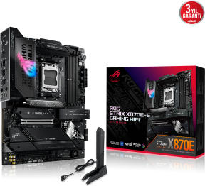 ASUS ROG STRIX X870E-E GAMING WIFI AMD X870E Soket AM5 DDR5 8400+(OC)MHz ATX Gaming (Oyuncu) Anakart