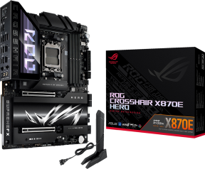 ASUS ROG CROSSHAIR X870E HERO AMD X870E Soket AM5 DDR5 8600+(OC)MHz ATX Gaming (Oyuncu) Anakart