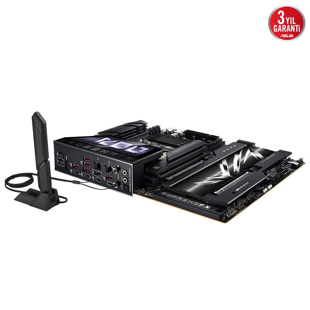 ASUS ROG CROSSHAIR X870E HERO AMD X870E Soket AM5 DDR5 8600+(OC)MHz ATX Gaming (Oyuncu) Anakart