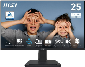 MSI Pro MP251DE 24.5″ 1920x1080 1ms 100Hz IPS Anti-Glare Full HD Monitör