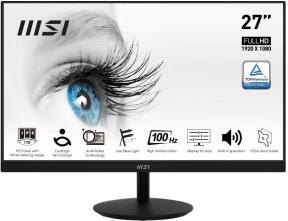 MSI Pro MP271A E2 27” 1920x1080 1ms 100Hz IPS Anti-Glare Full HD Monitör