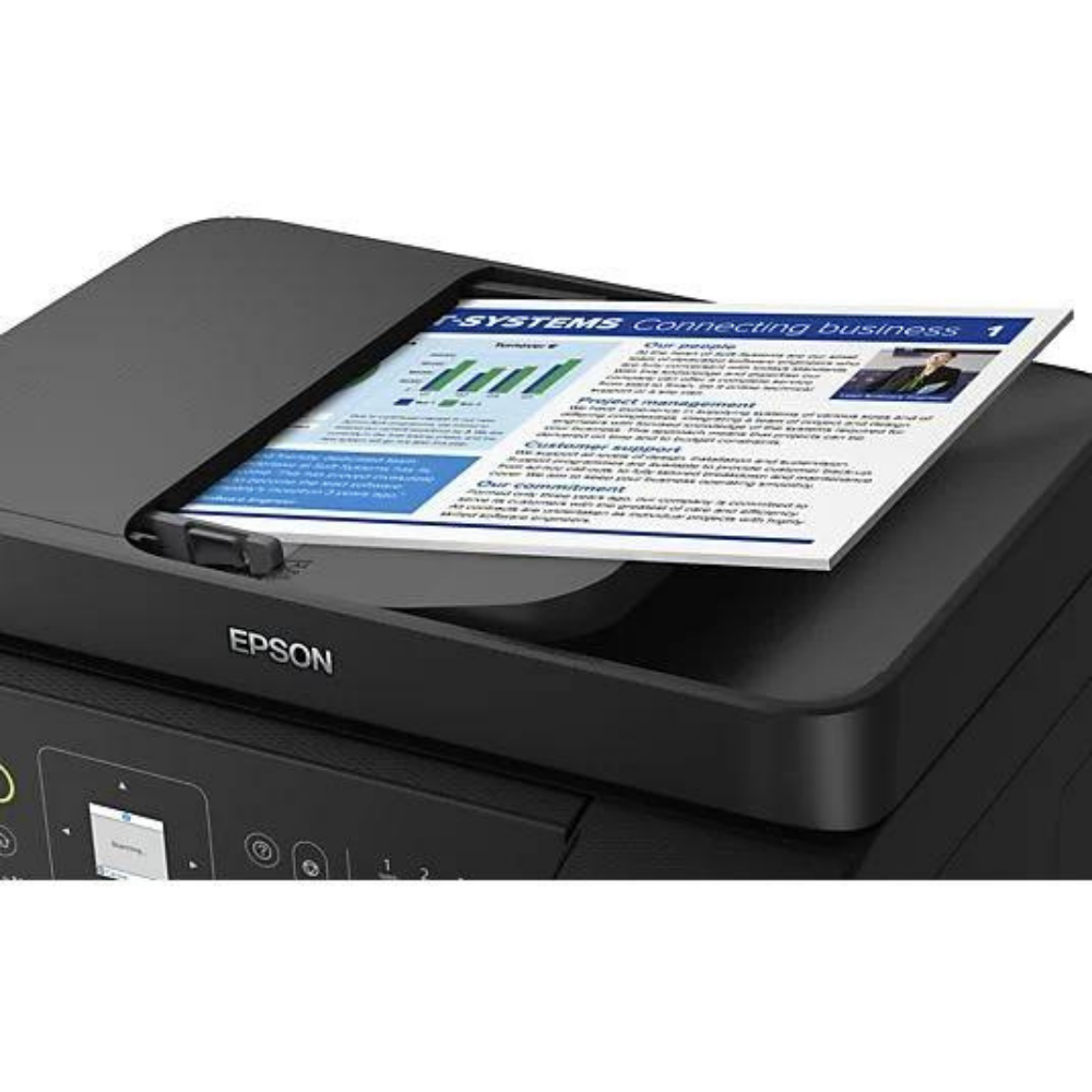Epson EcoTank L5590 Yazıcı+Tarayıcı+Fotokopi+Faks+ Wifi Mürekkep Tanklı Yazıcı Siyah
