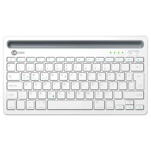 Lenovo Lecoo BK100 Beyaz Kablosuz Bluetooth Türkçe Q Klavye
