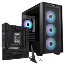 ASUS TUF Gaming B760M-BTF WIFI D5 Anakart + ASUS A21 Plus ARGB mATX Mid Tower Kasa Bundle