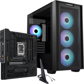 ASUS TUF Gaming B760M-BTF WIFI D5 Anakart + ASUS A21 Plus ARGB mATX Mid Tower Kasa Bundle