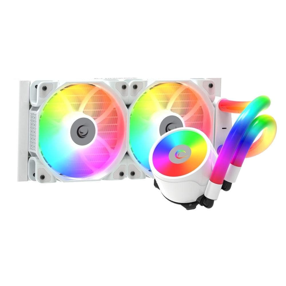 Rampage Iceblade C6 Beyaz 240mm AM5/LGA1700 Uyumlu Ledli Tüplü Cpu Sıvı Soğutma