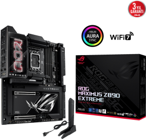 ASUS ROG MAXIMUS Z890 EXTREME Intel LGA1851 Z890 DDR5 8800+MHz(OC) E-ATX Gaming (Oyuncu) Anakart