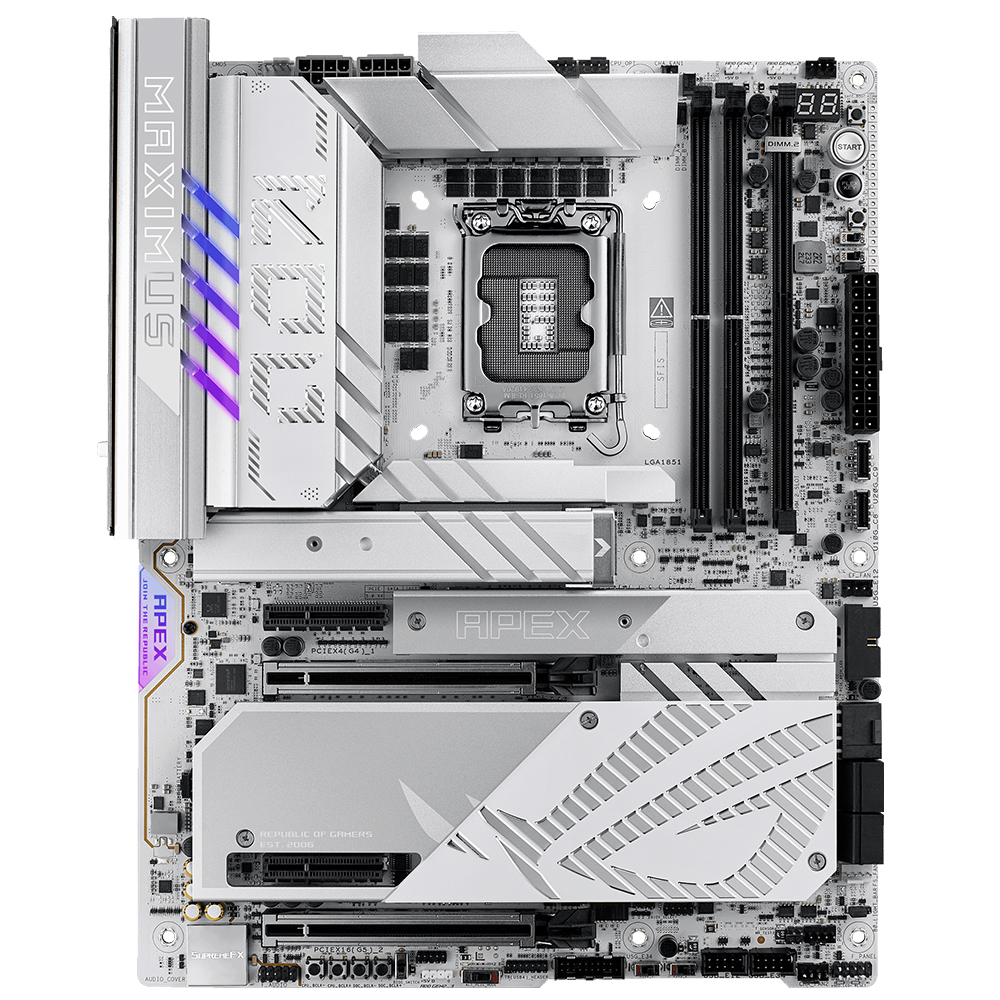 ASUS ROG MAXIMUS Z890 APEX Intel LGA1851 Z890 DDR5 9000+MHz(OC) ATX Gaming (Oyuncu) Anakart
