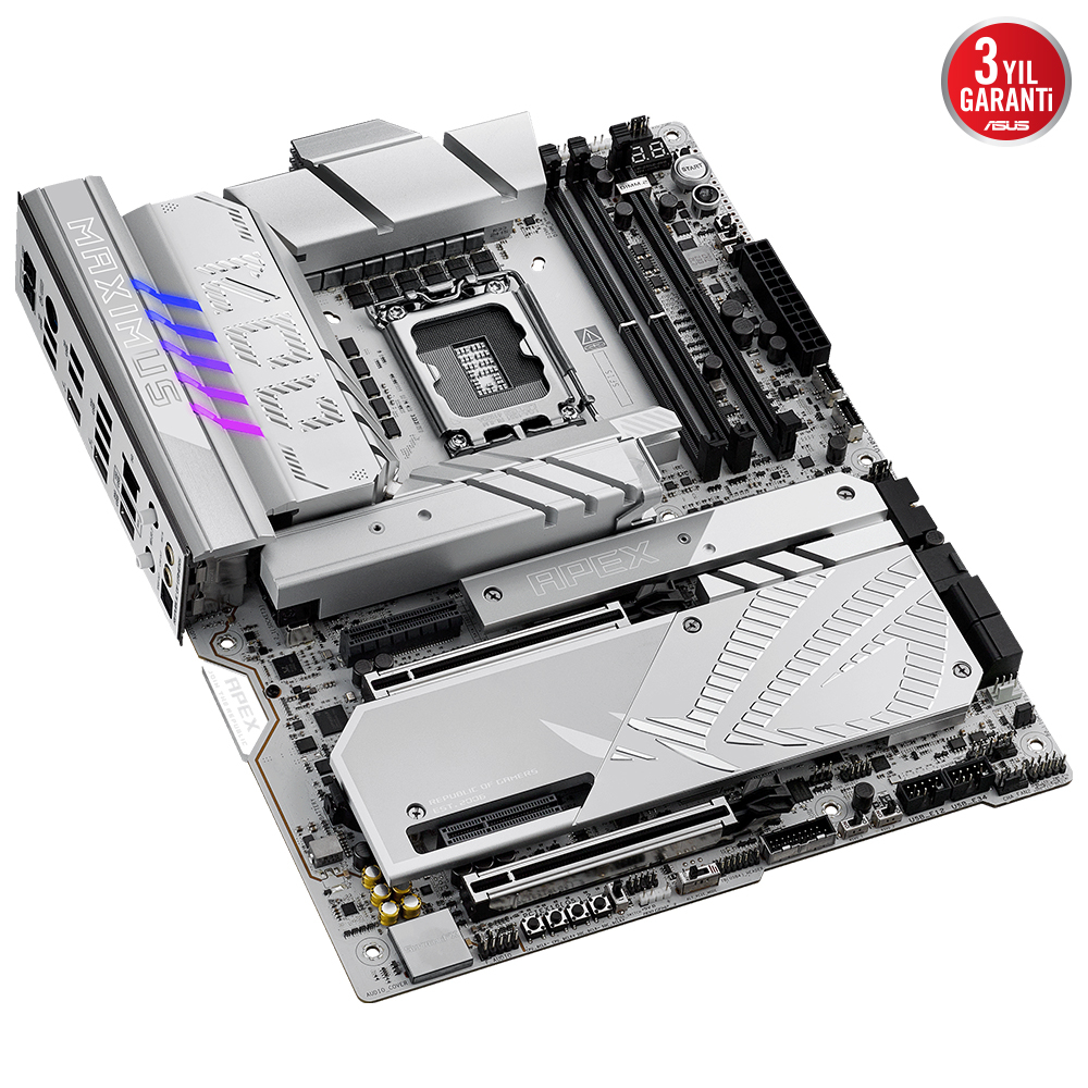 ASUS ROG MAXIMUS Z890 APEX Intel LGA1851 Z890 DDR5 9000+MHz(OC) ATX Gaming (Oyuncu) Anakart
